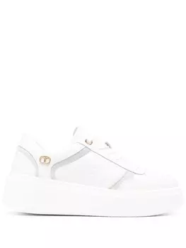 TWINSET кроссовки с логотипом, белый