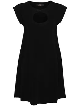 TWINSET мини-юбка в рубчик, черный