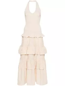 TWINSET многослойное платье, серый