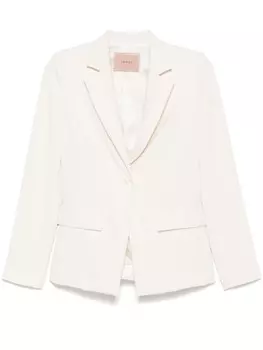 TWINSET однобортный пиджак, белый