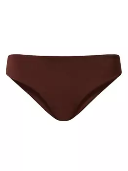 TWINSET плавки бикини с логотипом, коричневый