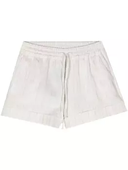 TWINSET полосатые шорты с кулиской, белый