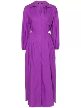 TWINSET поплиновое платье макси Actitude, фиолетовый