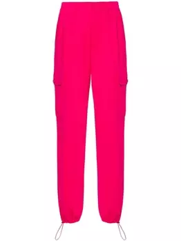 TWINSET прямые брюки карго, розовый