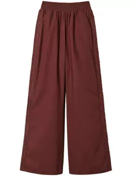 TWINSET прямые брюки, коричневый