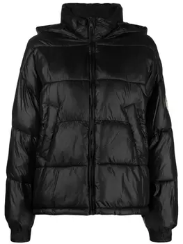 TWINSET пуховик с капюшоном, черный