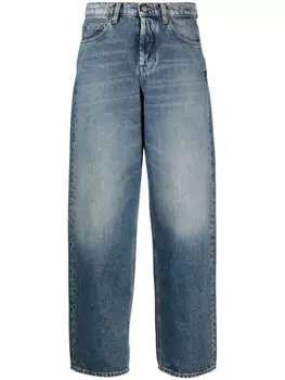 TWINSET широкие джинсы с завышенной талией, синий