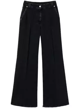 TWINSET широкие джинсы со складками, черный