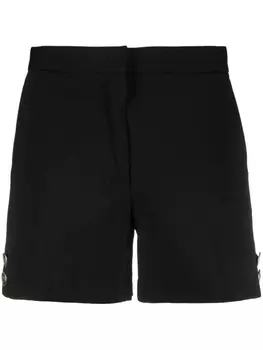 TWINSET шорты строгого кроя с завышенной талией, черный
