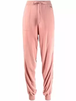 TWINSET спортивные брюки с кулиской, розовый