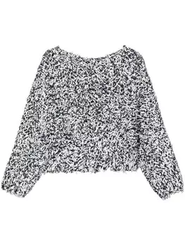 TWINSET свитер крупной вязки, синий