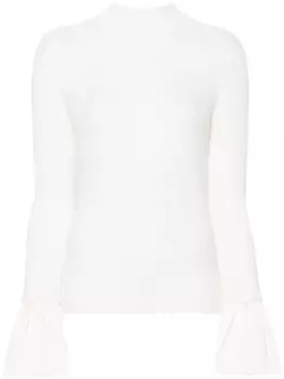 TWINSET свитер с логотипом, белый