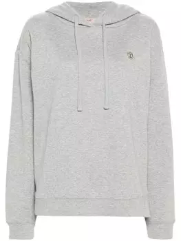 TWINSET толстовка с логотипом, серый