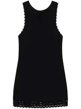 TWINSET топ рыхлой вязки, черный