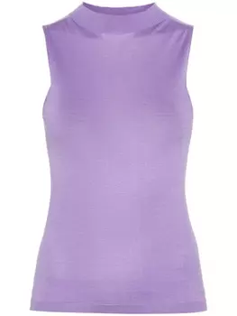 TWINSET топ тонкой вязки, фиолетовый