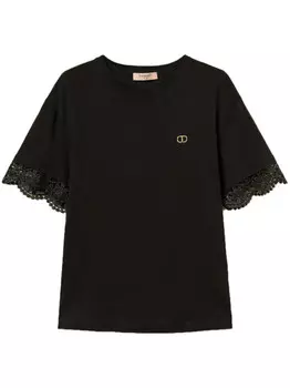 TWINSET трикотажная блузка, черный