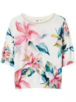 TWINSET трикотажная футболка, белый