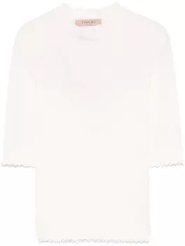 TWINSET трикотажная футболка, белый