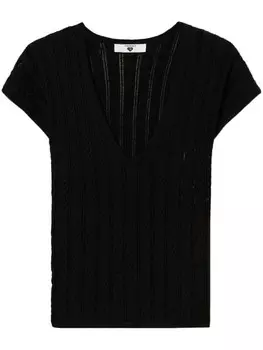 TWINSET трикотажная футболка, черный