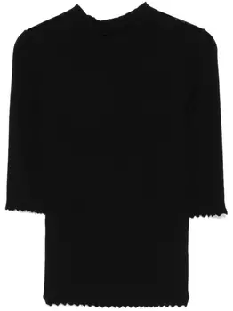 TWINSET трикотажная футболка, черный