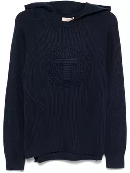 TWINSET трикотажное худи, синий