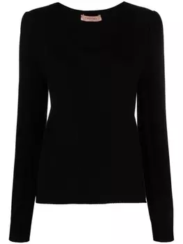 TWINSET трикотажный джемпер, черный