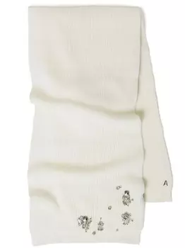 TWINSET трикотажный шарф, белый