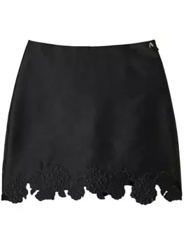 TWINSET твиловая юбка мини, черный