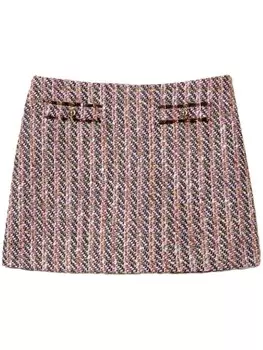 TWINSET юбка мини с люрексом, розовый