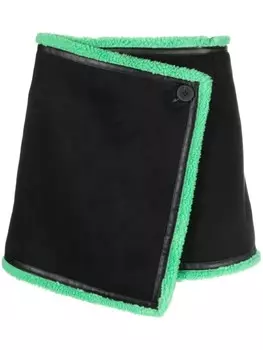 TWINSET юбка с запахом, черный