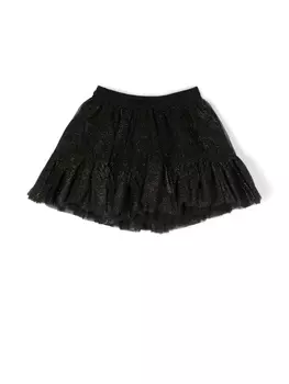 Twinset юбка со стразами, черный
