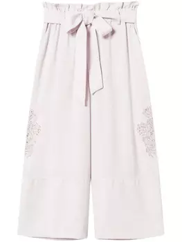 TWINSET укороченные брюки, розовый