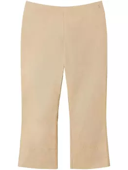 TWINSET укороченные поплиновые брюки, нейтральный
