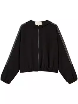 TWINSET жакет с вышивкой, черный