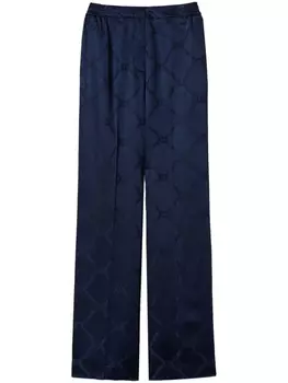 TWINSET жаккардовые брюки палаццо Oval T, синий