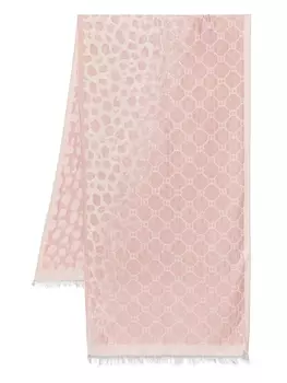 TWINSET жаккардовый шарф, розовый