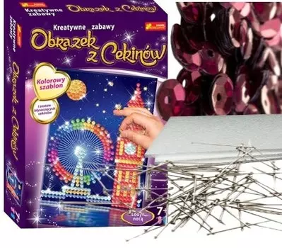 Творческие образовательные наборы для рисования блестками Лондонские поделки для детей PakaNiemowlaka