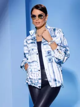 Творение L Блузон Creation L, цвет морской волны