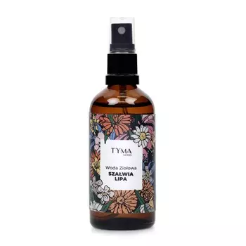 Tyma Herbs, Травяная вода для проблемной кожи, Шалфей Липа, 100мл
