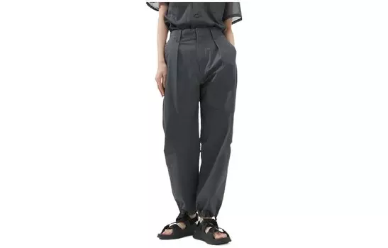 U Collection Повседневные брюки женские темно-серые Uniqlo