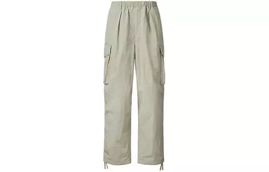 U Коллекция Брюки-Карго Мужские Хаки Uniqlo, хаки