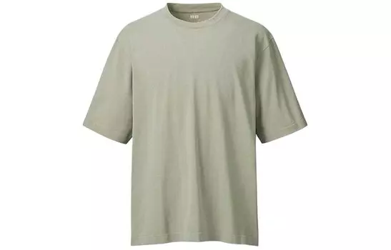 U Коллекция Футболка Мужская Зеленая Uniqlo, изумрудно-зеленый