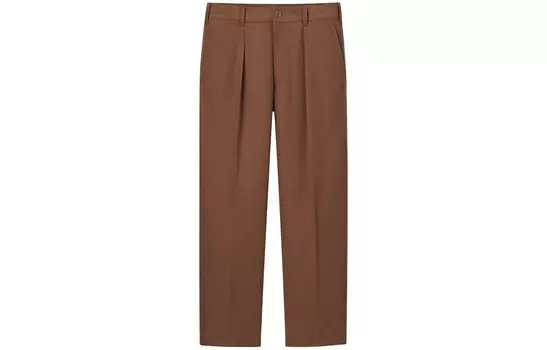 U Коллекция Повседневные Брюки Мужские Темно-Коричневые Uniqlo, коричневый