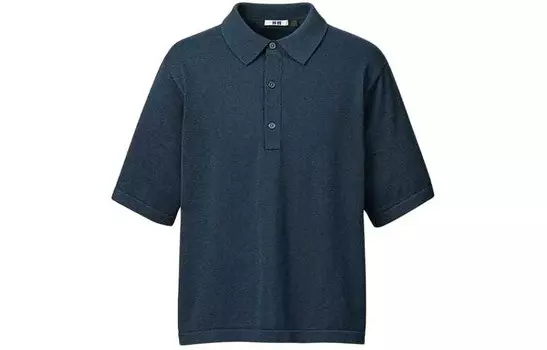 U Коллекция Трикотаж Мужской Темно-Синий Uniqlo, темно-синий