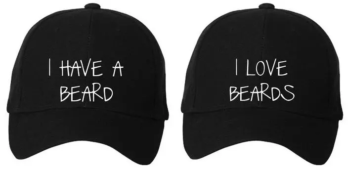 У меня есть борода. Люблю бороды. Черные кепки. 60 SECOND MAKEOVER, черный