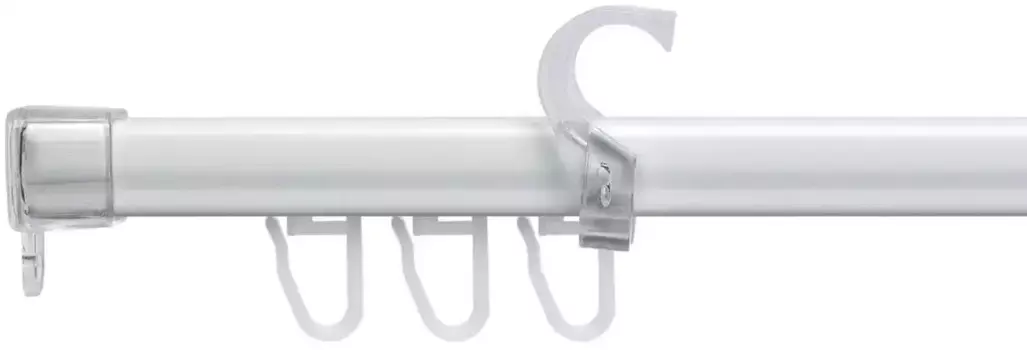 U-образная направляющая Liedeco "U-STORELAU01GS", 1 направляющая, фиксированного размера 1,95х150 см, белый