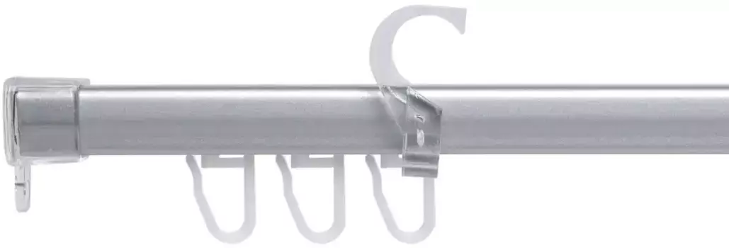 U-образная направляющая Liedeco "U-STORELAU01GS", 1 направляющая, фиксированного размера 1,95х130 см, цвет silberfarben