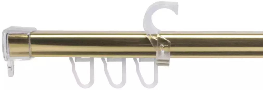 U-образная направляющая Liedeco "U-STORELAU01GS", 1 направляющая, фиксированного размера 1,95х130 см, цвет messingfarben