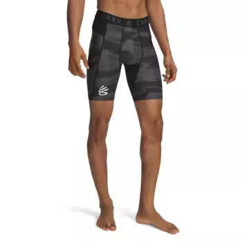 UA Curry HG Prtd Шорты Under Armour Мужские шорты, чёрный