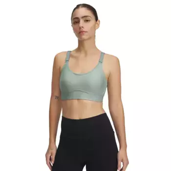 UA Infinity Mid 2.0 Бюстгальтер Under Armour женский топ, зеленый